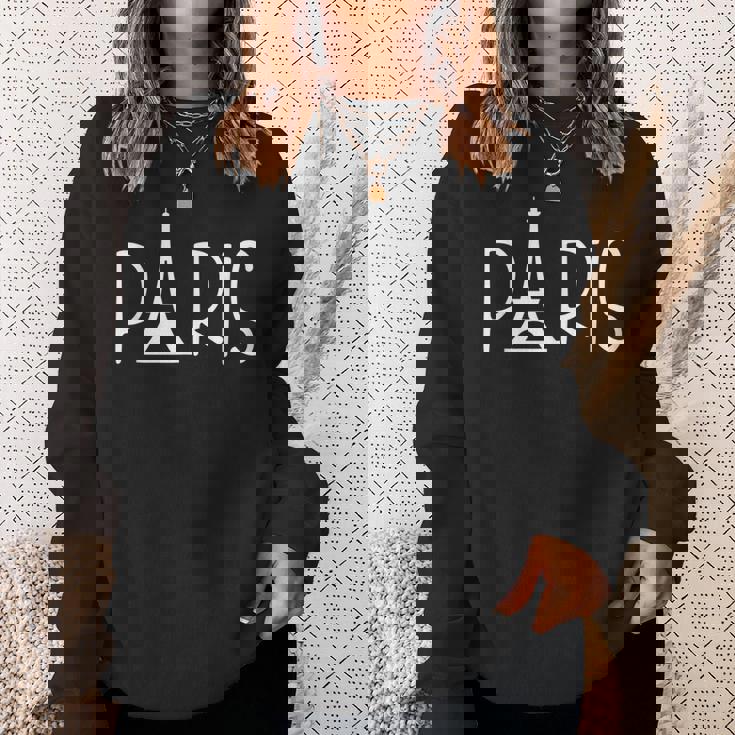Paris Love France エッフェル塔tシャツ スウェットシャツ 彼女への贈り物