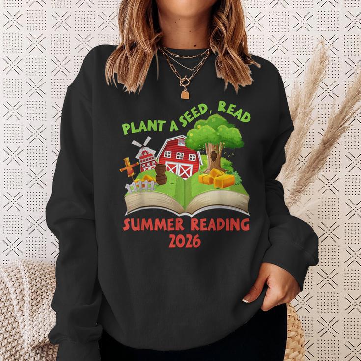 Plant A Seed Read Summer Reading 2026 Kids Library Book Farm Sweatshirt Gifts for Her Plant A Seed Read Summer Reading 2026 Kids Library Book Farm Sweatshirt Gifts for Her