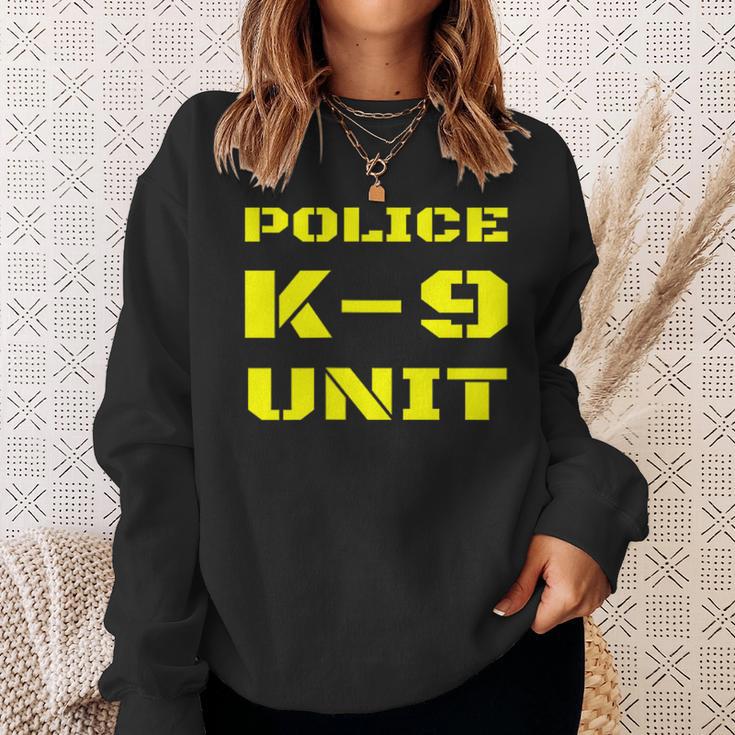 Police K-9ユニット ドッグハンドラー オンデューティー K9 チームオフィサー タクティカル スウェットシャツ 彼女への贈り物