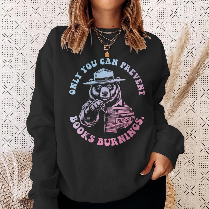 Only You Can Prevent Books Burnings Sweatshirt Gifts for Her Only You Can Prevent Books Burnings Sweatshirt Gifts for Her