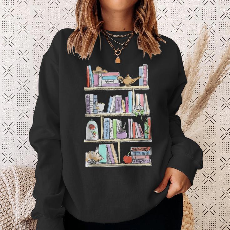Princess Book Teacher Librarian Book Worm Reading Sweatshirt Gifts for Her