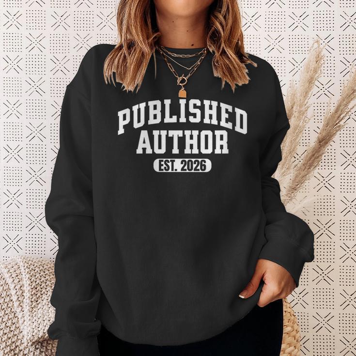 Proud Published Author 2026 Mom Dad Vintage Poet Book Writer Sweatshirt Gifts for Her Proud Published Author 2026 Mom Dad Vintage Poet Book Writer Sweatshirt Gifts for Her