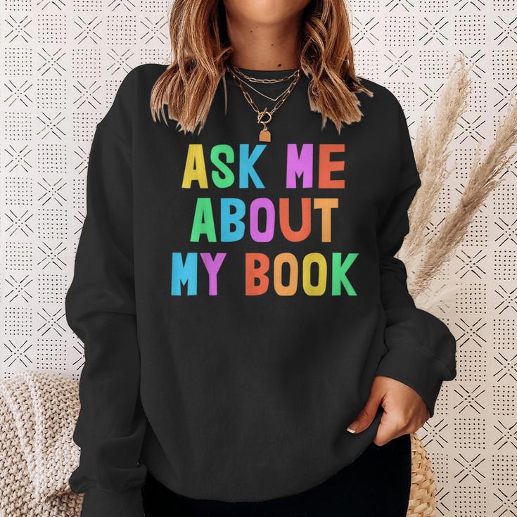 Published Author Squad Writing Crew Ask Me About MY BOOK Sweatshirt Gifts for Her