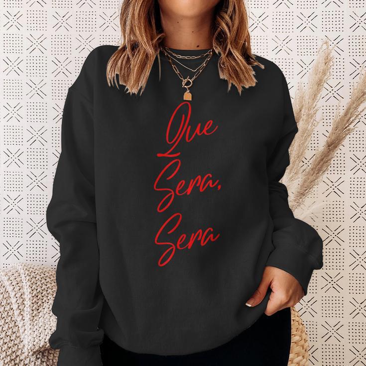 Queera、Sera、What Will Be Will Be スウェットシャツ 彼女への贈り物