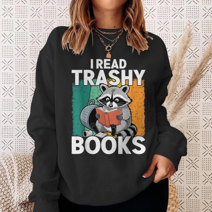 Raccoon Smutty Book Lover Spicy Romance Novels Women's Sweatshirt Gifts for Her Raccoon Smutty Book Lover Spicy Romance Novels Women's Sweatshirt Gifts for Her