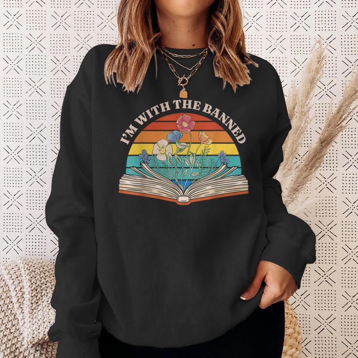 I Read Banned Books I'm With The Banned Sweatshirt Gifts for Her