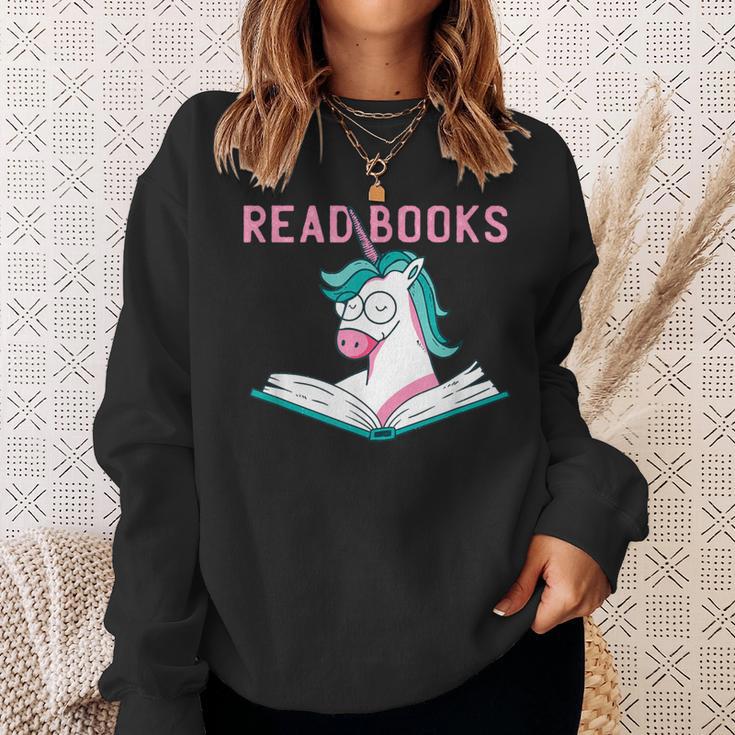 Read Books Reading Book Sweatshirt Gifts for Her