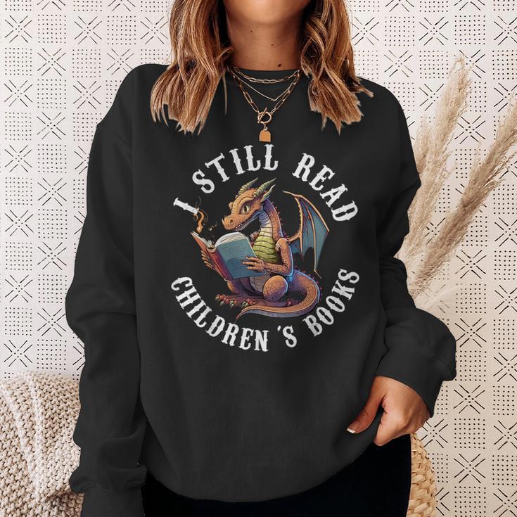 I Still Read Children's Book Bookworm Reader Love Reading Sweatshirt Gifts for Her