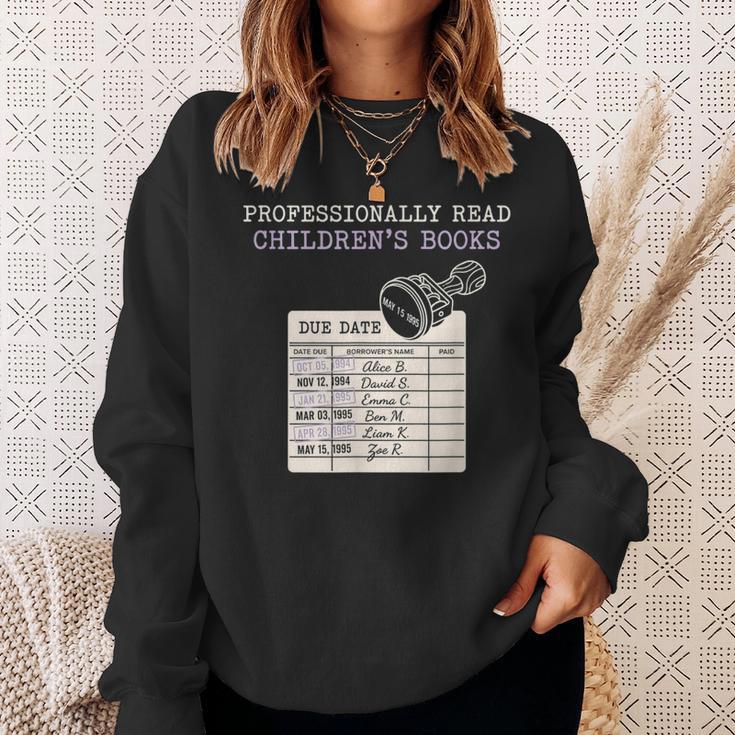 Still Read Childrens Books Librarian Teacher Reader Sweatshirt Gifts for Her