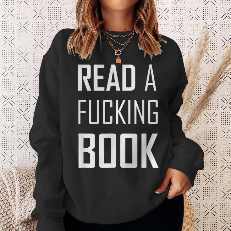 Read A Fucking Book T-Shirt Sweatshirt Gifts for Her