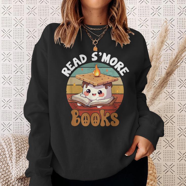 Read S'More Book Marshmallow Book Reading Lover Sweatshirt Gifts for Her
