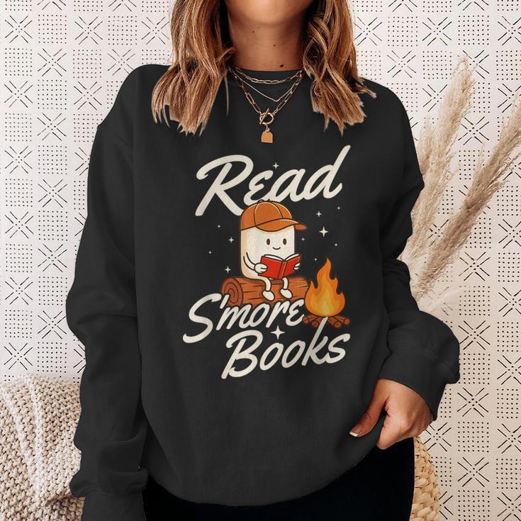 Read S'More Books Book Lover Reading Bookworm Reader Sweatshirt Gifts for Her