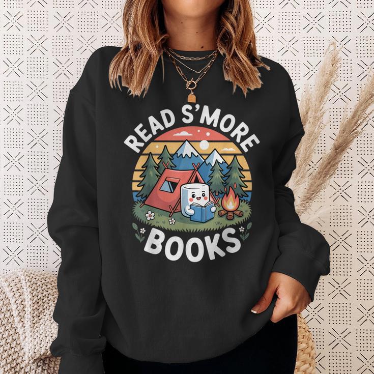 Read S'More Books Camping Lover Sweatshirt Gifts for Her