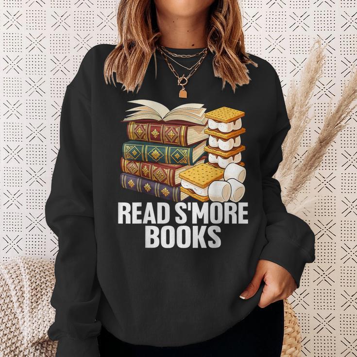 Read S'More Books Camping Themed Literacy Night Sweatshirt Gifts for Her