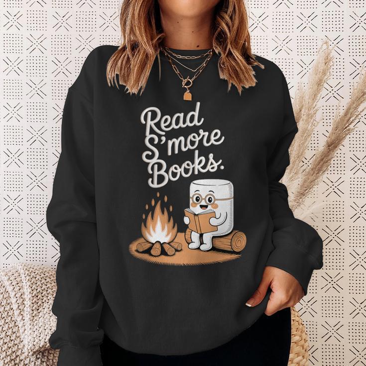 Read S'More Books Camping Outdoors Reading Campfire Smores Sweatshirt Gifts for Her Read S'More Books Camping Outdoors Reading Campfire Smores Sweatshirt Gifts for Her