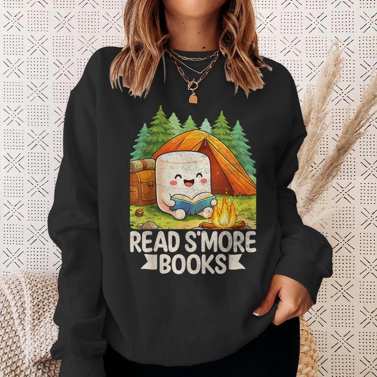 Read S'More Books Pun Camping Nature Lover Sweatshirt Gifts for Her Read S'More Books Pun Camping Nature Lover Sweatshirt Gifts for Her