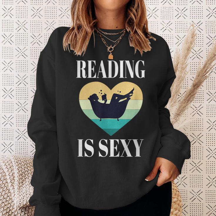 Reading Books In Bathtub Bathing Sexy Bookworm Reading Rats Sweatshirt Gifts for Her Reading Books In Bathtub Bathing Sexy Bookworm Reading Rats Sweatshirt Gifts for Her