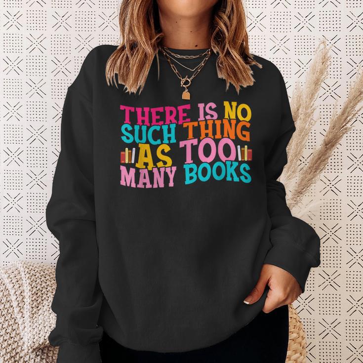 Reading Bookworm Reading Enthusiast Book Lover Sweatshirt Gifts for Her
