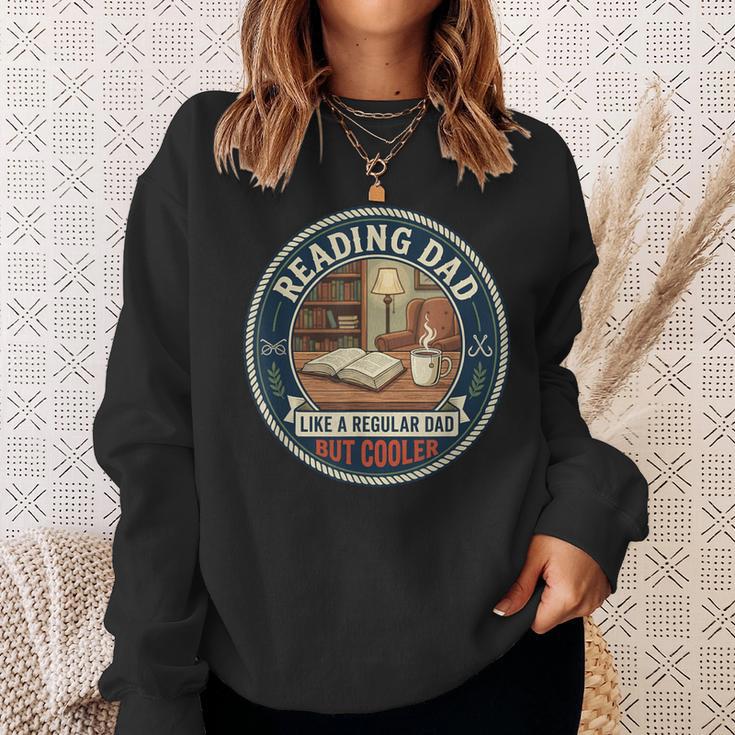 Reading Dad Books Coffee Library Relax Hobby Father's Day Sweatshirt Gifts for Her Reading Dad Books Coffee Library Relax Hobby Father's Day Sweatshirt Gifts for Her