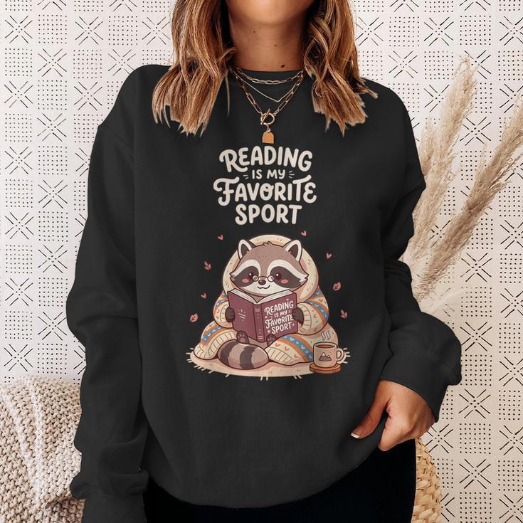 Reading Is My Favorite Sport Book Lover Men Women Sweatshirt Gifts for Her