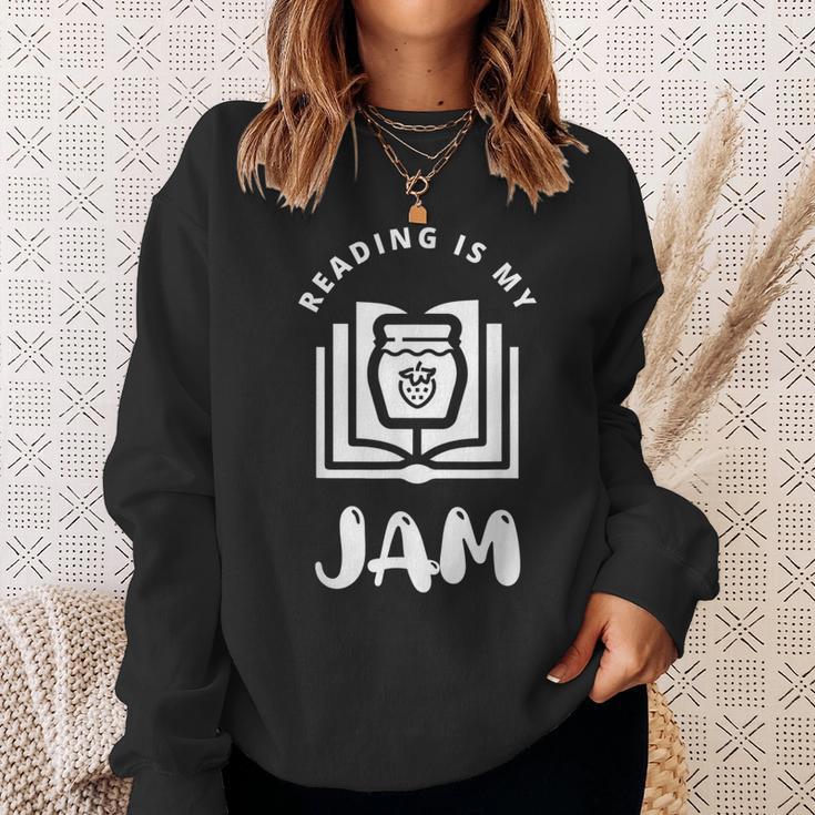 Reading Is My Jam Book Lover And Reading Teacher For Men Women Kids Sweatshirt Gifts for Her