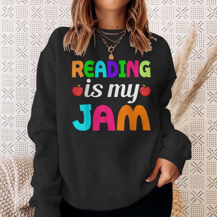 Reading Is My Jam Bookworm Books Teacher Bibliophile Men Women Kids Sweatshirt Gifts for Her Reading Is My Jam Bookworm Books Teacher Bibliophile Men Women Kids Sweatshirt Gifts for Her