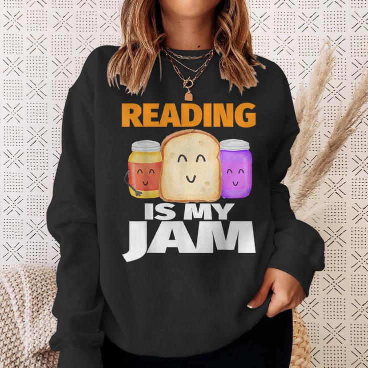 READING IS MY JAM Shirt I Love To Read Books Sweatshirt Gifts for Her