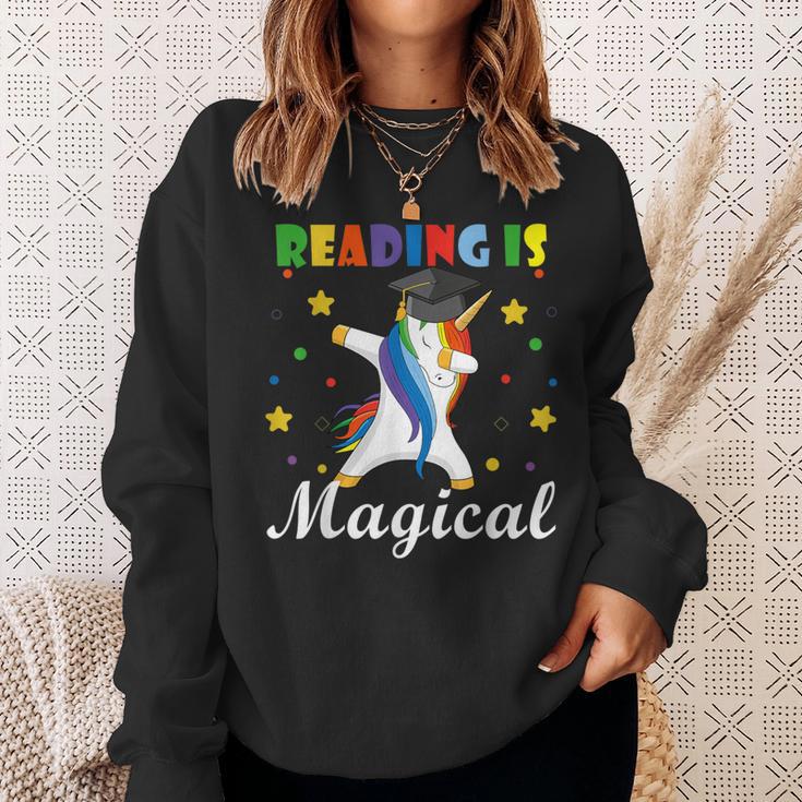 Reading Is Magical Book Lover Unicorn Student Teacher For Men Women Kids Sweatshirt Gifts for Her Reading Is Magical Book Lover Unicorn Student Teacher For Men Women Kids Sweatshirt Gifts for Her