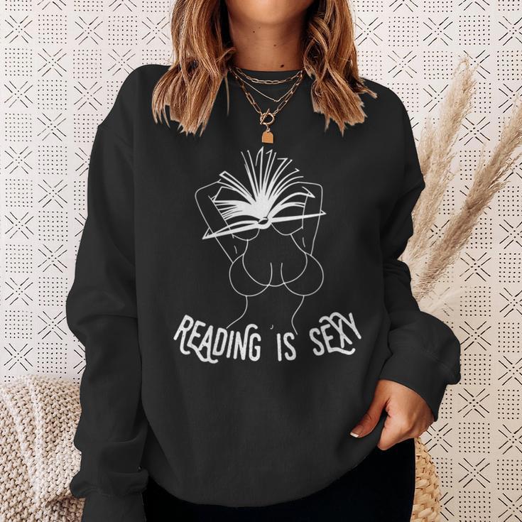 Reading Is The New Sexy For Book Lovers Sweatshirt Gifts for Her