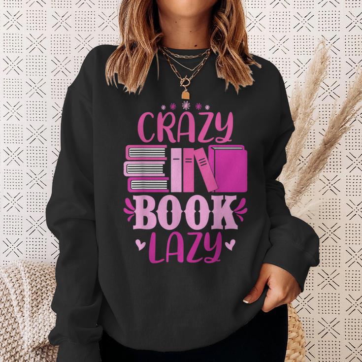 Reading Reader Crazy Book Lady English Teacher Sweatshirt Gifts for Her Reading Reader Crazy Book Lady English Teacher Sweatshirt Gifts for Her