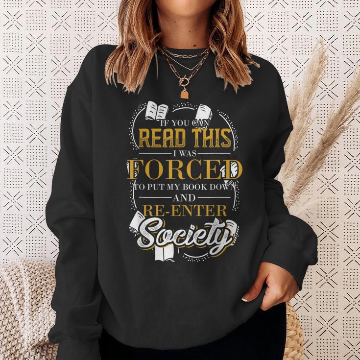 Reading Shirts Bookworm Idea Librarian Book Reader Reading Sweatshirt Gifts for Her