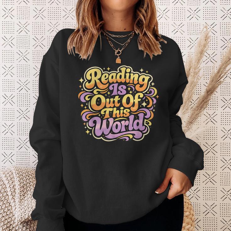 Reading Is Out Of This World Reader Book Him Her Library Sweatshirt Gifts for Her Reading Is Out Of This World Reader Book Him Her Library Sweatshirt Gifts for Her