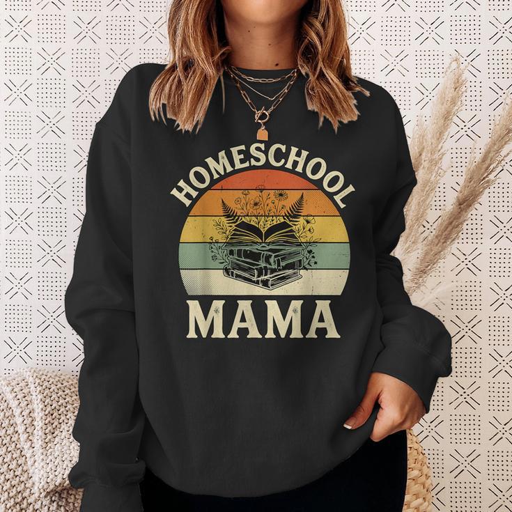 Retro Floral Homeschool Mama Wildflower Book Stack Aesthetic Sweatshirt Gifts for Her Retro Floral Homeschool Mama Wildflower Book Stack Aesthetic Sweatshirt Gifts for Her