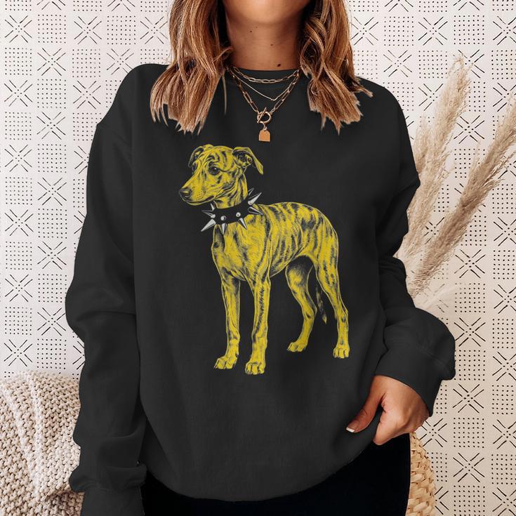 Rocker Greyhound パンクメタルロックンロールミュージックドッグ スウェットシャツ 彼女への贈り物