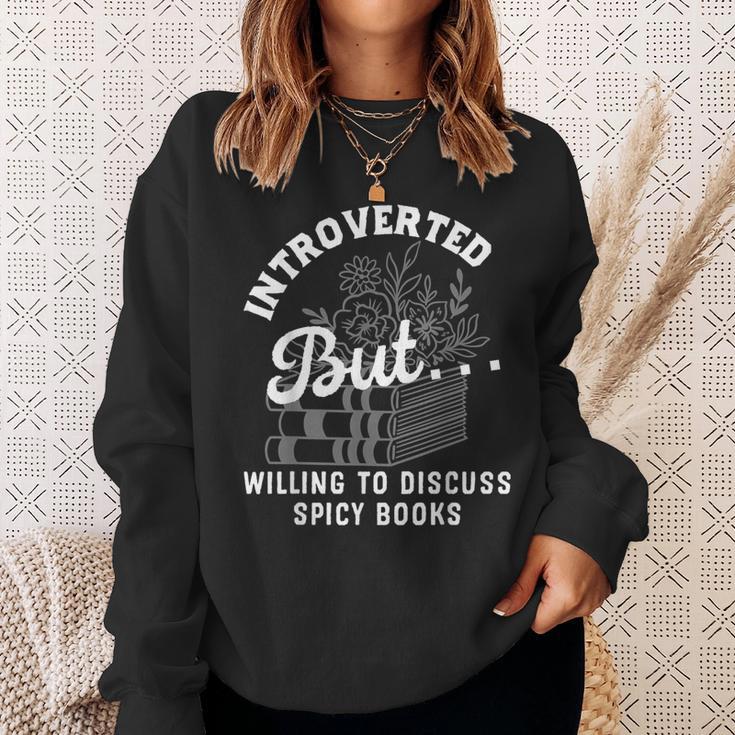 Romance Reader Spicy Book Merch Book Lovers Bookish Women Sweatshirt Gifts for Her