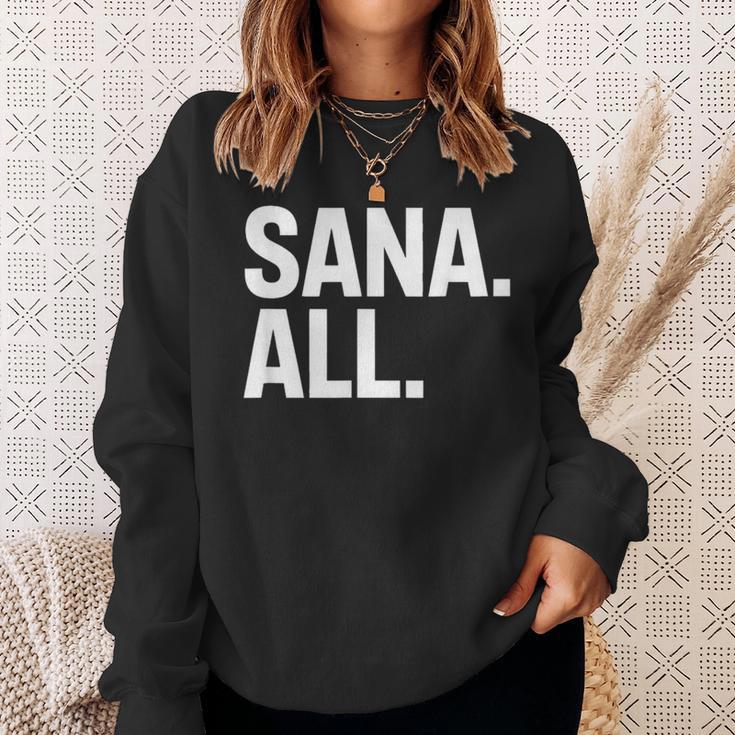 Sana All Filipinolang Phrase Pinoy Meme レディース メンズ スウェットシャツ 彼女への贈り物