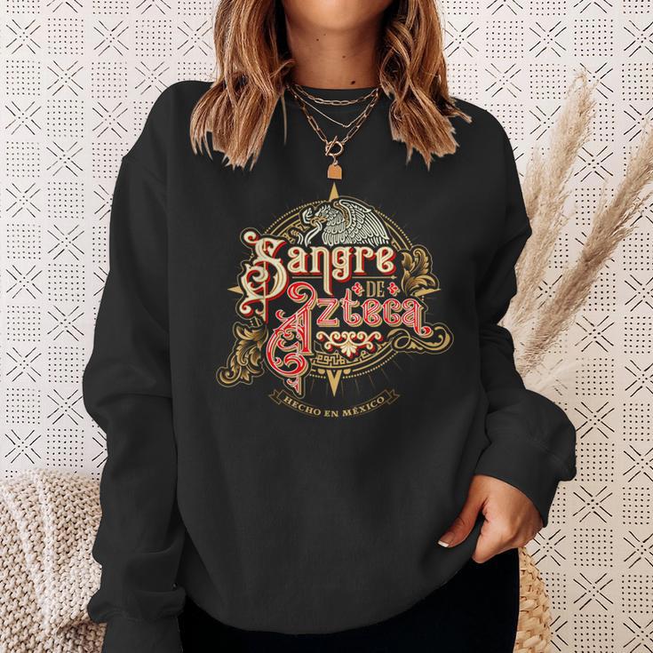 Sangre Azteca Mexican Pride Mexico Badass Mexicans Latinx スウェットシャツ 彼女への贈り物