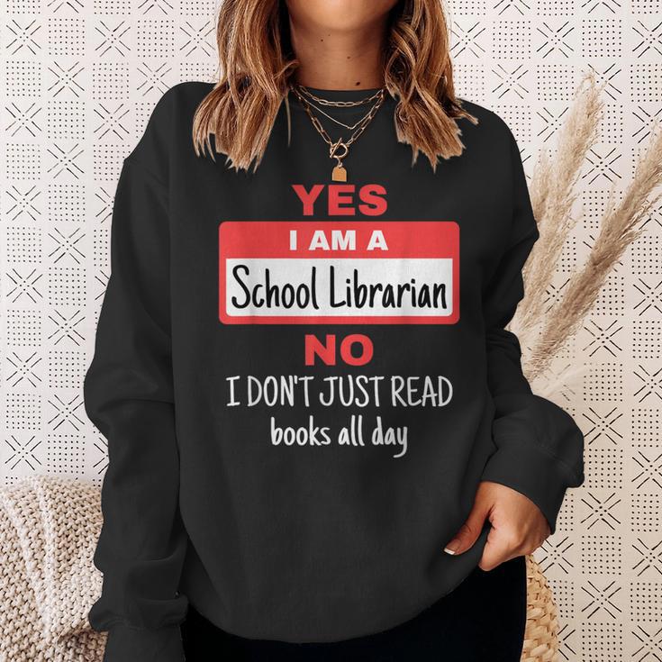 School Librarian Appreciation Don't Read Books Sweatshirt Gifts for Her