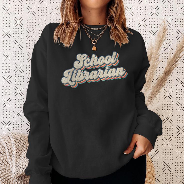 School Librarian Library Worker Bookworm Book Cataloger Sweatshirt Gifts for Her