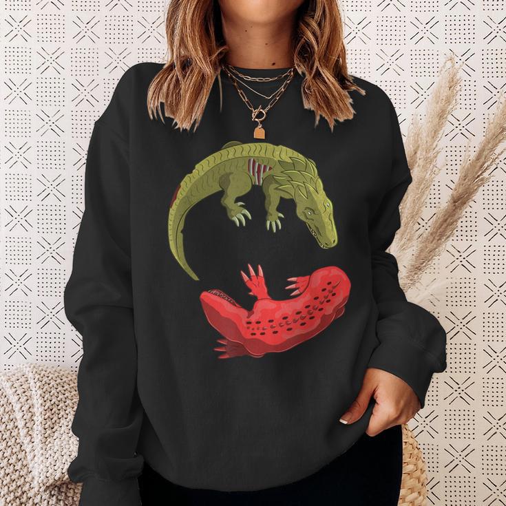 Scp-939Scp-682Cp ファンデーション スウェットシャツ 彼女への贈り物