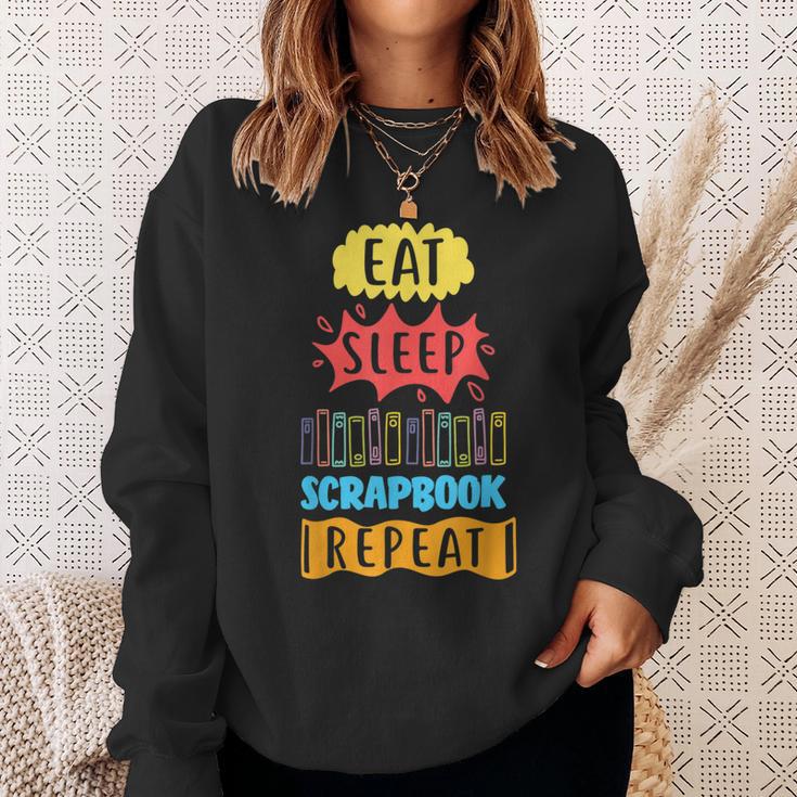 Scrapbooking Humor Crafty Scrap Book Lover Sweatshirt Gifts for Her