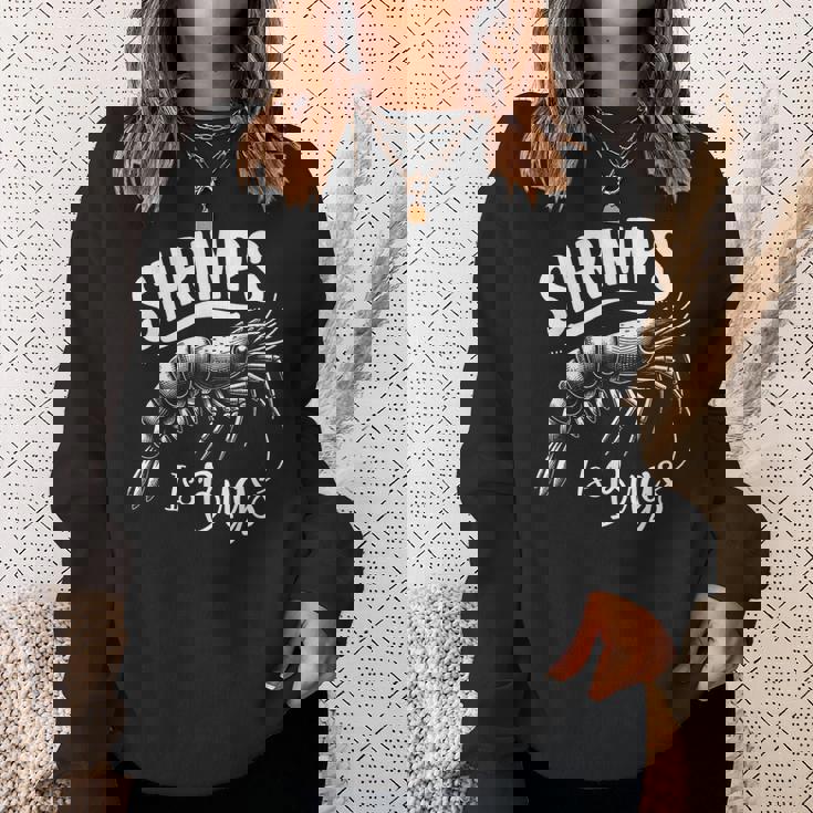 Shrimps Is Bugs Memeeafood Lovers ファン スウェットシャツ 彼女への贈り物