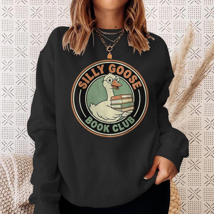Silly Goose Book Club For Readers Bookish Sweatshirt Gifts for Her