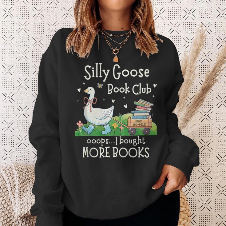 Silly Goose Book Club Sweatshirt Gifts for Her