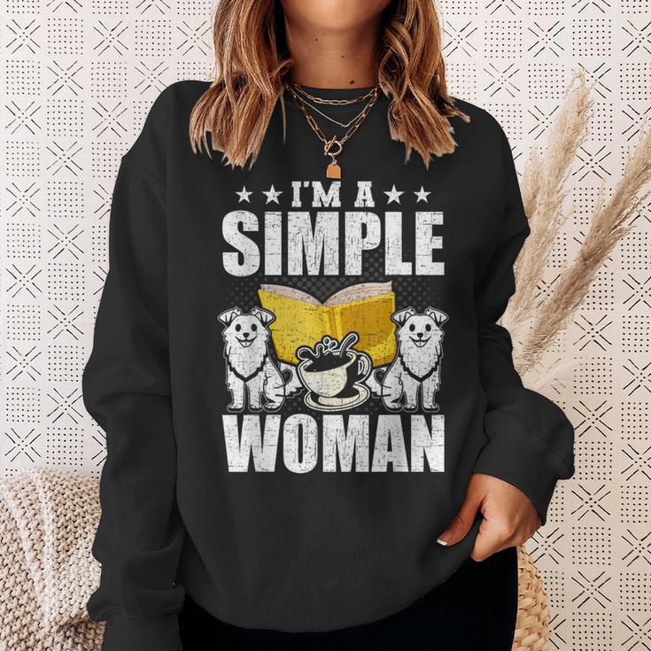 I Am a Simple Woman Book Lover Read Sweatshirt Gifts for Her