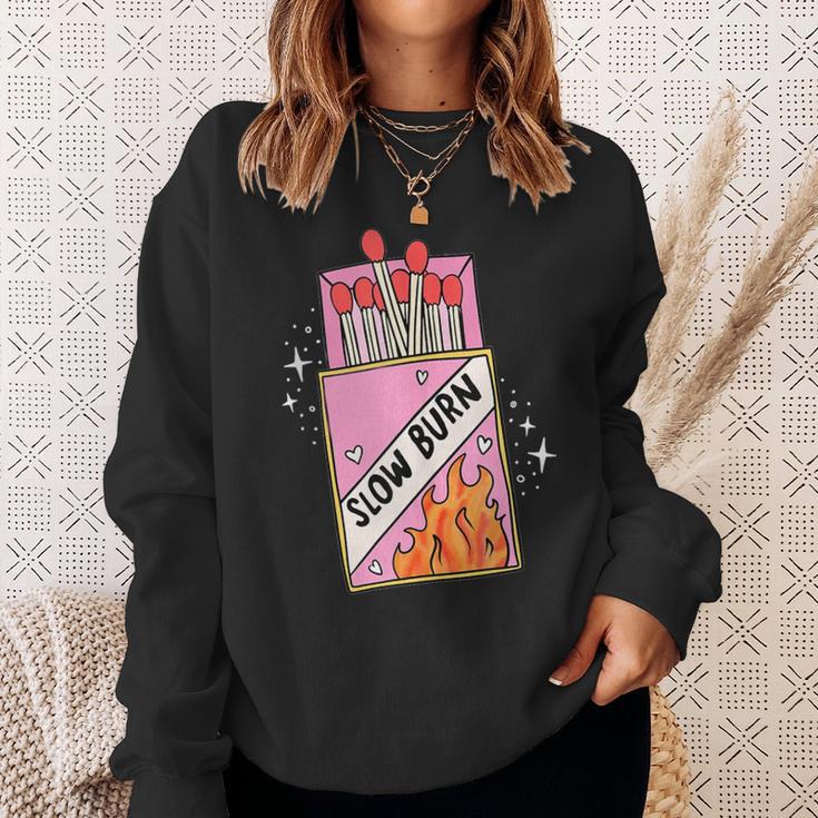 Slow Burn Book Trope Worth The Wait Love Takes Time Sweatshirt Gifts for Her
