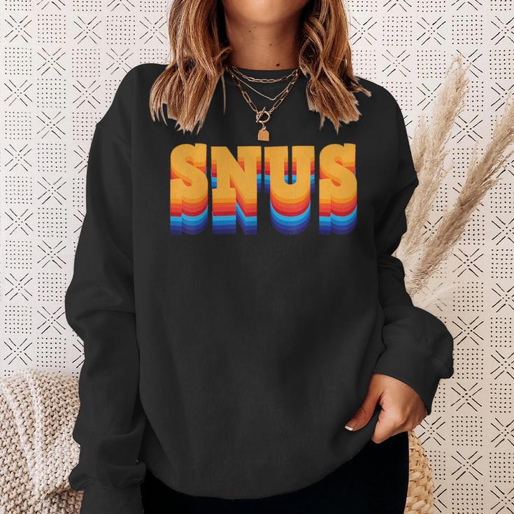 Snus 90年代デザイン チュアブルツール スウェットシャツ 彼女への贈り物