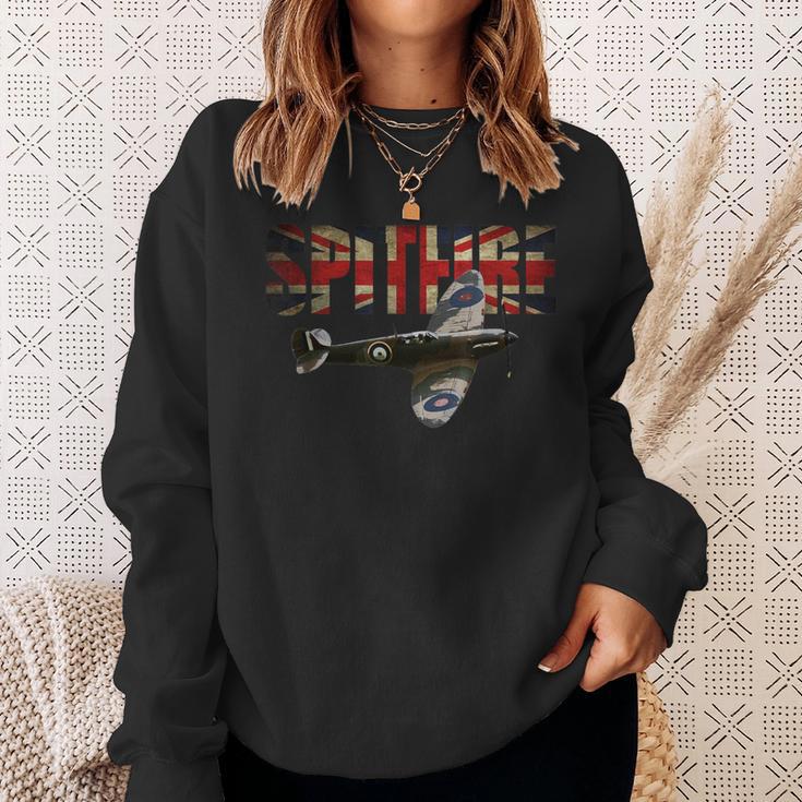 Spitfire Rafupermarine Ww2 ファイタープレーンtシャツ ユニオンジャック スウェットシャツ 彼女への贈り物