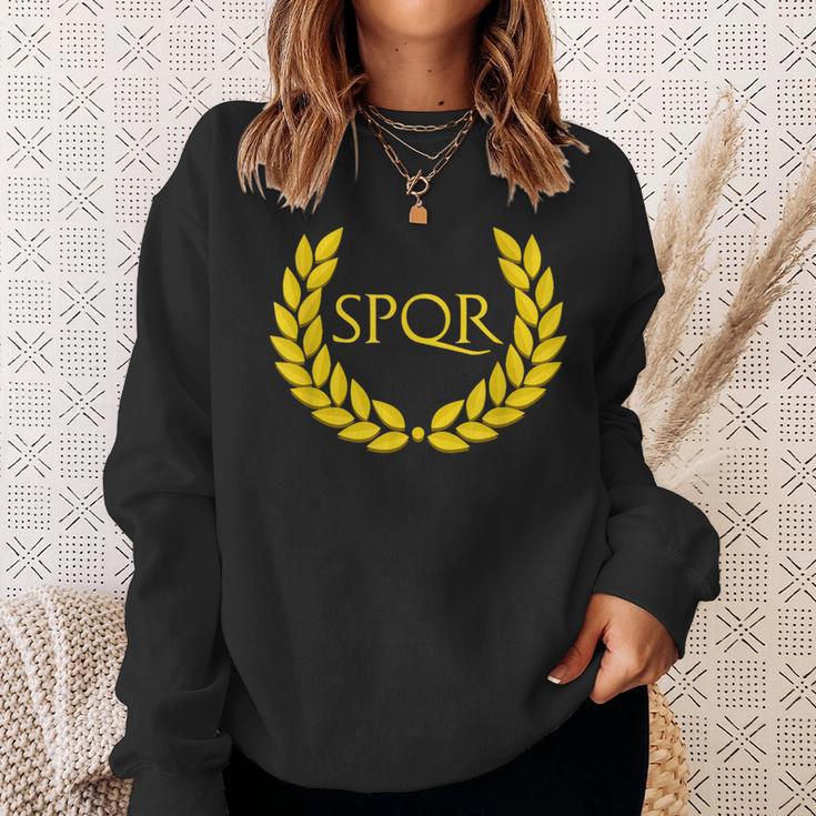 Spqrパープルローマ帝国 スウェットシャツ 彼女への贈り物