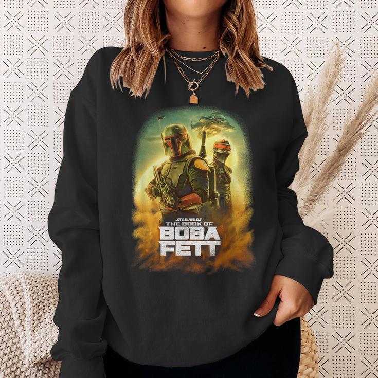 Star Wars The Book Of Boba Fett Group Shot Desert Poster Sweatshirt Gifts for Her Star Wars The Book Of Boba Fett Group Shot Desert Poster Sweatshirt Gifts for Her